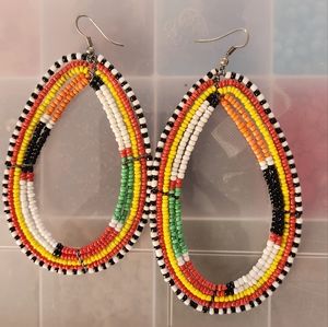 Beaded Masaai Tribe Earrings